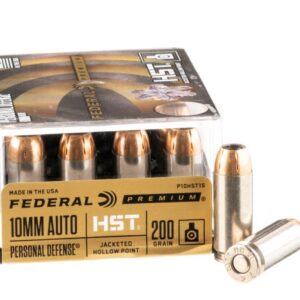 20 Rounds of 10mm Ammo by Federal Personal Defense HST – 200gr JHP