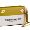 1000 Rounds of 5.56×45 Ammo by CBC/Magtech – 55gr FMJ M193