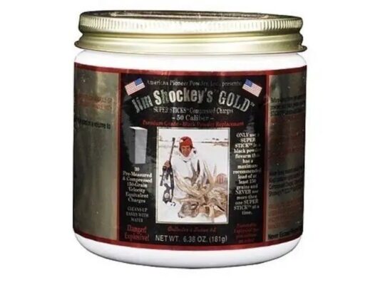 American Pioneer Jim Shockey’s Gold Black Powder Substitute 50 Caliber 150 Grain Sticks 30PK