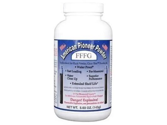 American Pioneer FFFg Black Powder Substitute 100 Grain Pre-Measured Tube 25PK